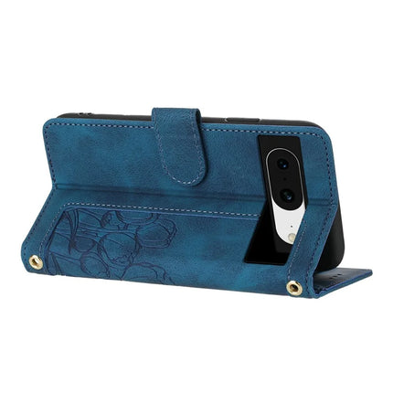 For Google Pixel 8a Case Tulip Leather Phone Cover with 5 Card Slots Wallet