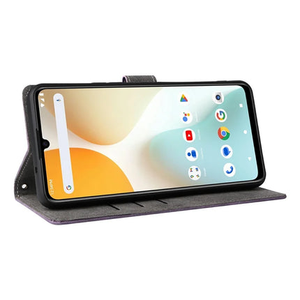 For BLU G64 Wallet Case RFID Blocking PU Leather Cover Stand View