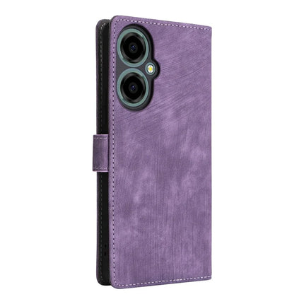For BLU G64 Wallet Case RFID Blocking PU Leather Cover Stand View