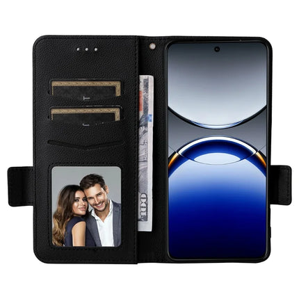 For Oppo Find X8 Pro 5G Case Litchi Texture PU Leather Wallet Flip Phone Cover