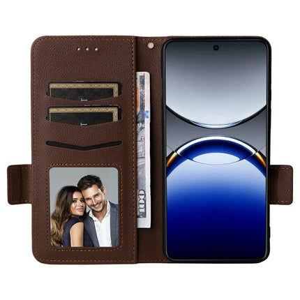For Oppo Find X8 Pro 5G Case Litchi Texture PU Leather Wallet Flip Phone Cover