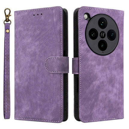 For Oppo Find X8 Pro 5G Wallet Case RFID Blocking PU Leather Cover Stand View - Purple