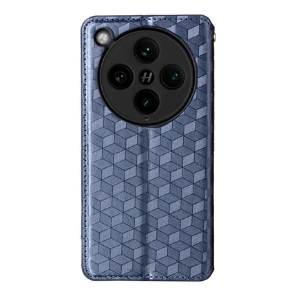 For Oppo Find X8 Pro 5G Wallet Case Rhombus Imprinted Leather Phone Cover