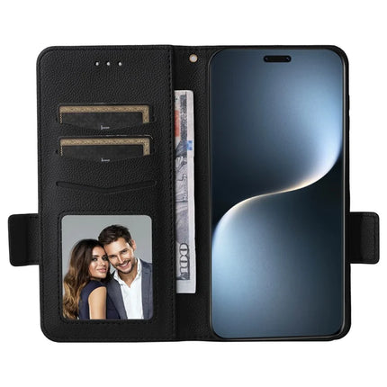 For Honor Magic7 Pro 5G Case Litchi Texture PU Leather Wallet Flip Phone Cover