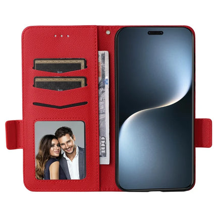 For Honor Magic7 Pro 5G Case Litchi Texture PU Leather Wallet Flip Phone Cover