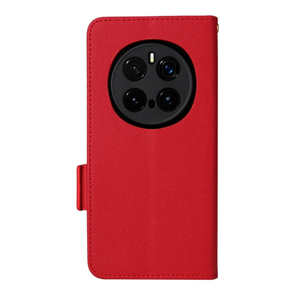 For Honor Magic7 Pro 5G Case Litchi Texture PU Leather Wallet Flip Phone Cover