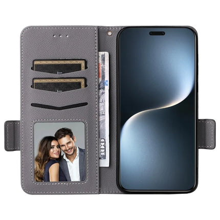 For Honor Magic7 Pro 5G Case Litchi Texture PU Leather Wallet Flip Phone Cover