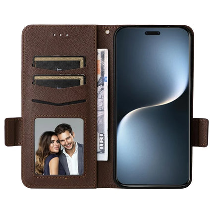 For Honor Magic7 Pro 5G Case Litchi Texture PU Leather Wallet Flip Phone Cover