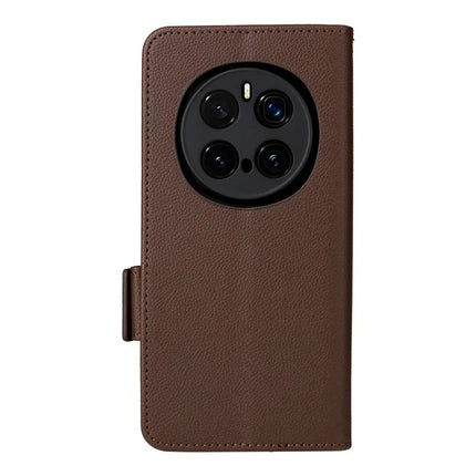 For Honor Magic7 Pro 5G Case Litchi Texture PU Leather Wallet Flip Phone Cover