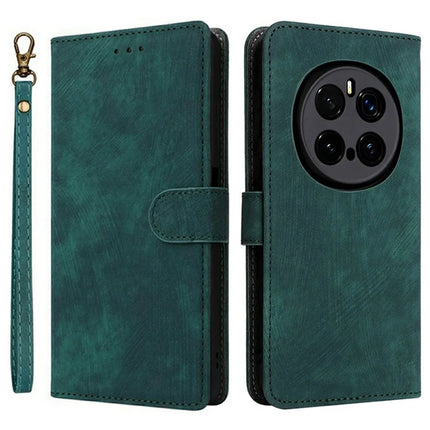 For Honor Magic7 Pro 5G Wallet Case RFID Blocking PU Leather Cover Stand View - Green