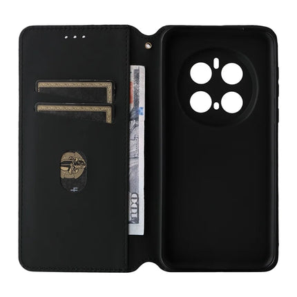For Honor Magic7 Pro 5G Wallet Case Rhombus Imprinted Leather Phone Cover