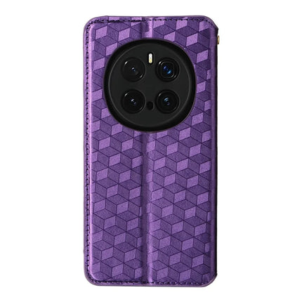 For Honor Magic7 Pro 5G Wallet Case Rhombus Imprinted Leather Phone Cover