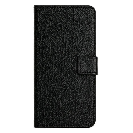 For Samsung Galaxy A26 5G Case PU Leather Wallet Phone Cover Litchi Texture, Black