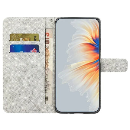For Samsung Galaxy A26 5G Case Pattern Print PU Leather Wallet Phone Cover Cross Texture