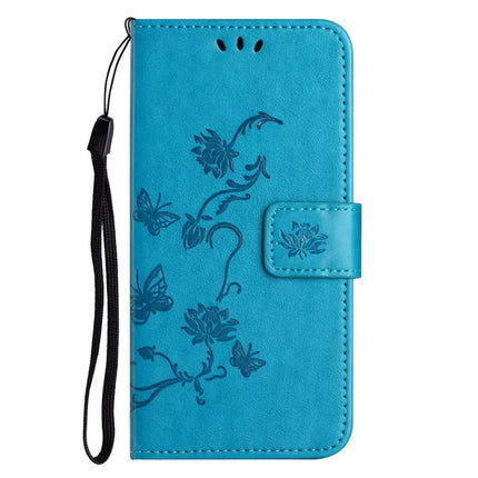 For Samsung Galaxy A26 5G Case Wallet Stand Imprinted Butterfly Flower PU Leather Phone Cover