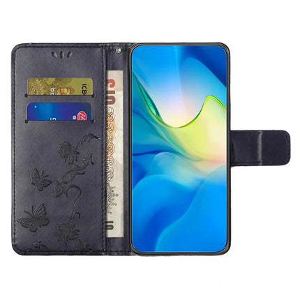 For Samsung Galaxy A26 5G Case Wallet Stand Imprinted Butterfly Flower PU Leather Phone Cover