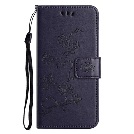For Samsung Galaxy A26 5G Case Wallet Stand Imprinted Butterfly Flower PU Leather Phone Cover