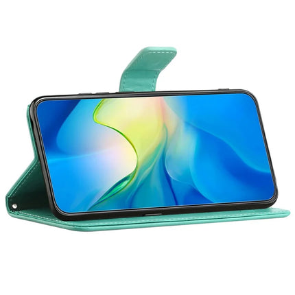 For Samsung Galaxy A26 5G Case Wallet Stand Imprinted Butterfly Flower PU Leather Phone Cover