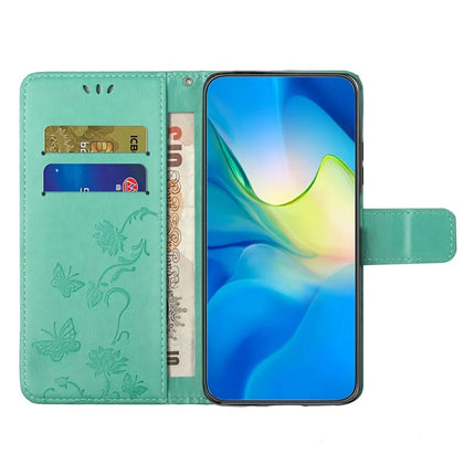 For Samsung Galaxy A26 5G Case Wallet Stand Imprinted Butterfly Flower PU Leather Phone Cover