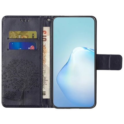 For Samsung Galaxy A26 5G Case PU Leather Owl Tree Imprinted Wallet Phone Cover