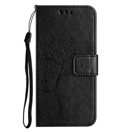 For Samsung Galaxy A26 5G Case PU Leather Owl Tree Imprinted Wallet Phone Cover