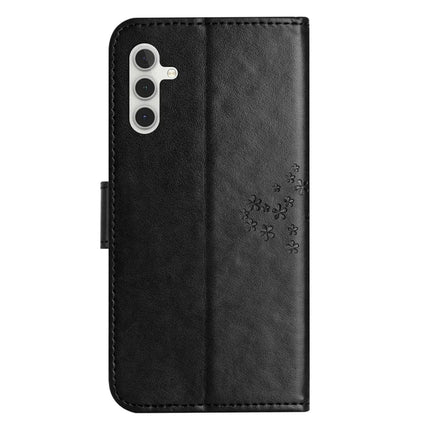 For Samsung Galaxy A26 5G Case PU Leather Owl Tree Imprinted Wallet Phone Cover
