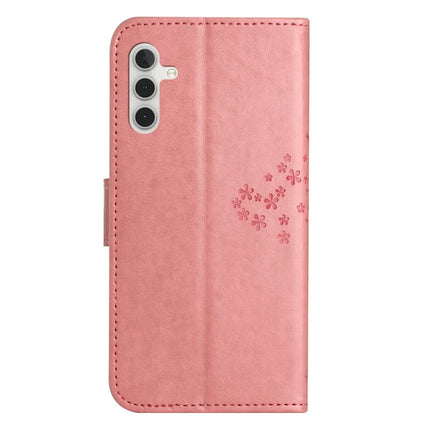 For Samsung Galaxy A26 5G Case PU Leather Owl Tree Imprinted Wallet Phone Cover