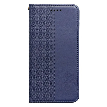 For Samsung Galaxy A36 5G / A56 5G Wallet Phone Case Strong Magnetic Checkered Pattern Imprint Leather Flip Cover