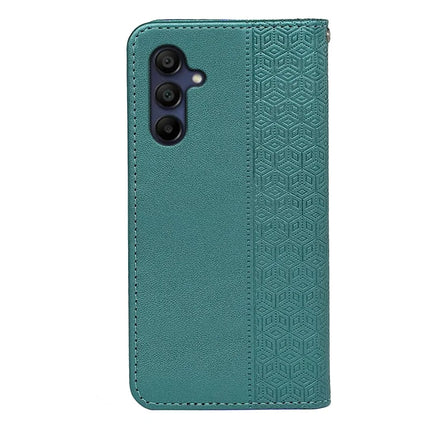 For Samsung Galaxy A36 5G / A56 5G Wallet Phone Case Strong Magnetic Checkered Pattern Imprint Leather Flip Cover