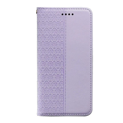 For Samsung Galaxy A36 5G / A56 5G Wallet Phone Case Strong Magnetic Checkered Pattern Imprint Leather Flip Cover