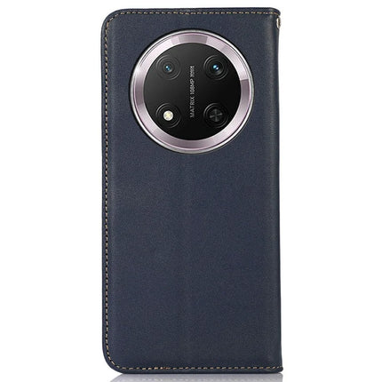 KHAZNEH For Honor Magic7 Lite 5G / X9c 5G / X60 Pro 5G Case Genuine Cow Leather Wallet Phone Cover Nappa Texture