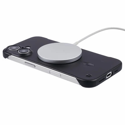 For iPhone 16 Case Compatible with MagSafe Hard PC Frameless Phone Cover
