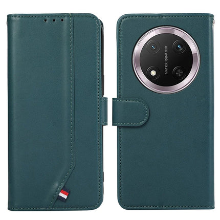 For Honor Magic7 Lite 5G / X9c 5G / X60 Pro 5G Case RFID Blocking Flip Leather Phone Cover - Green