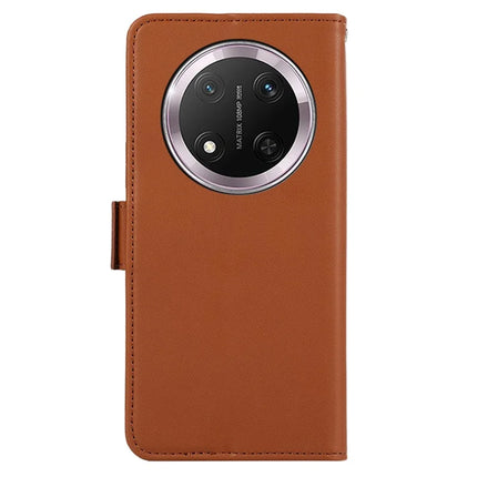 ABEEL For Honor Magic7 Lite 5G / X9c 5G / X60 Pro 5G Case Leather Phone Cover with RFID Blocking Wallet