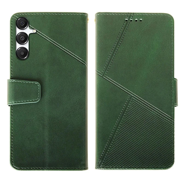 IDEWEI For Samsung Galaxy A26 5G Case Leather Wallet Phone Cover Stand Calf Texture - Green