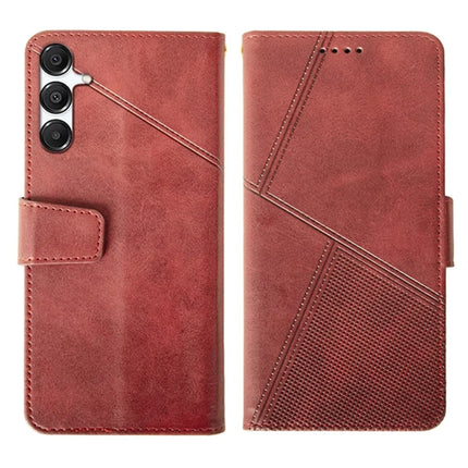 IDEWEI For Samsung Galaxy A26 5G Case Leather Wallet Phone Cover Stand Calf Texture - Red