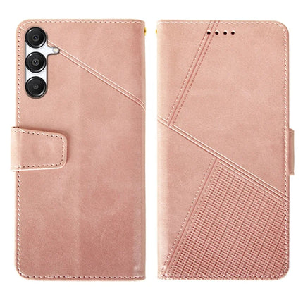 IDEWEI For Samsung Galaxy A26 5G Case Leather Wallet Phone Cover Stand Calf Texture - Pink