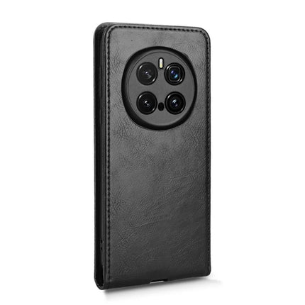 For Honor Magic7 Pro 5G Case with Card Slot Magnetic Vertical Flip Leather Phone Cover