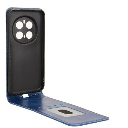 For Honor Magic7 Pro 5G Case with Card Slot Magnetic Vertical Flip Leather Phone Cover
