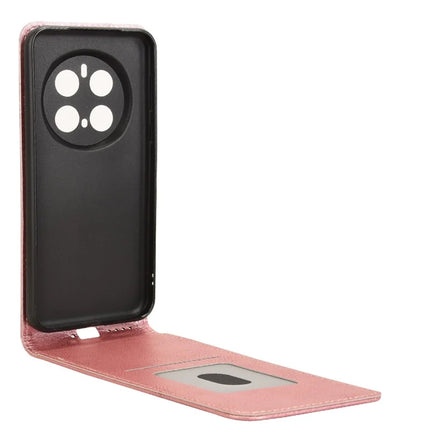For Honor Magic7 Pro 5G Case with Card Slot Magnetic Vertical Flip Leather Phone Cover