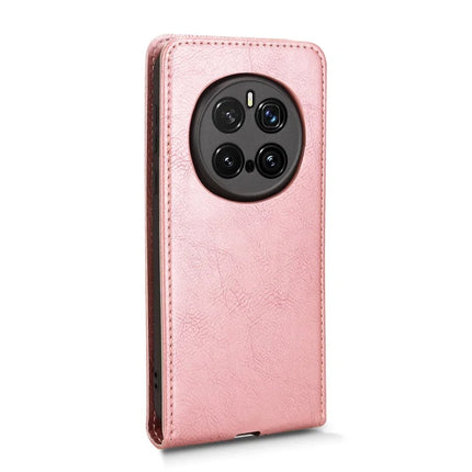 For Honor Magic7 Pro 5G Case with Card Slot Magnetic Vertical Flip Leather Phone Cover