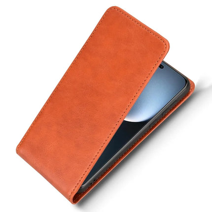 For Honor Magic7 Pro 5G Case with Card Slot Magnetic Vertical Flip Leather Phone Cover