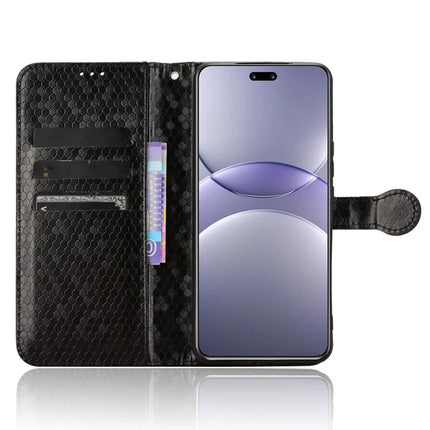 For Huawei nova 13 Pro 5G Wallet Case Dot Pattern Imprint PU Leather Phone Cover