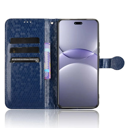 For Huawei nova 13 Pro 5G Wallet Case Dot Pattern Imprint PU Leather Phone Cover