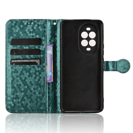 For Huawei nova 13 Pro 5G Wallet Case Dot Pattern Imprint PU Leather Phone Cover