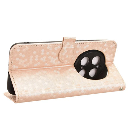 For Honor Magic7 Pro 5G Wallet Case Dot Pattern Imprint PU Leather Phone Cover