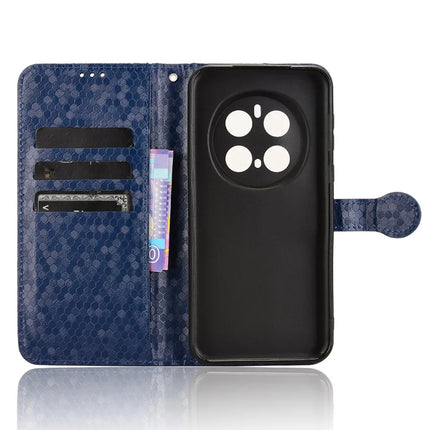 For Honor Magic7 Pro 5G Wallet Case Dot Pattern Imprint PU Leather Phone Cover