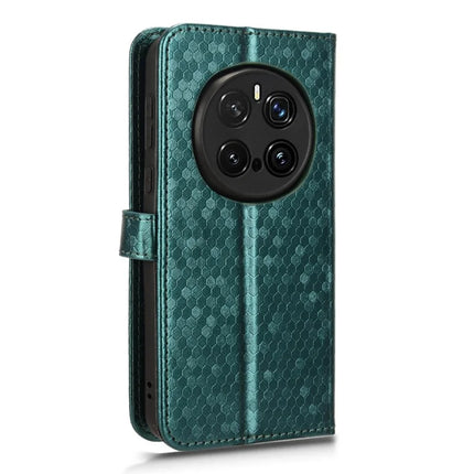 For Honor Magic7 Pro 5G Wallet Case Dot Pattern Imprint PU Leather Phone Cover