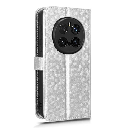 For Honor Magic7 Pro 5G Wallet Case Dot Pattern Imprint PU Leather Phone Cover