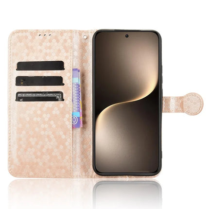 For Honor Magic7 5G Wallet Case Dot Pattern Imprint PU Leather Phone Cover